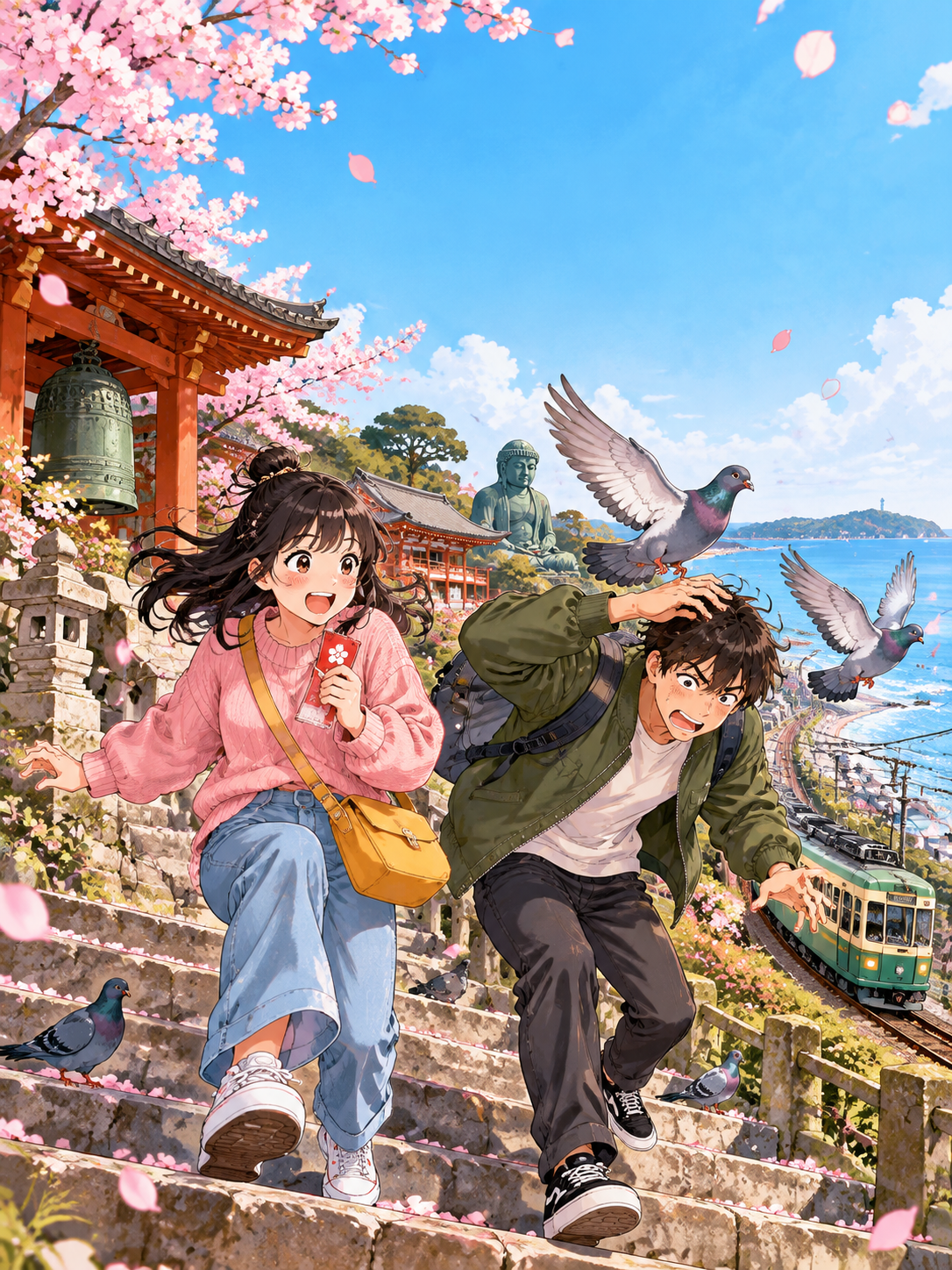 Cherry Blossom Petals Illustrated Anime Manga Novel: Date 5 - Kamakura Chaos