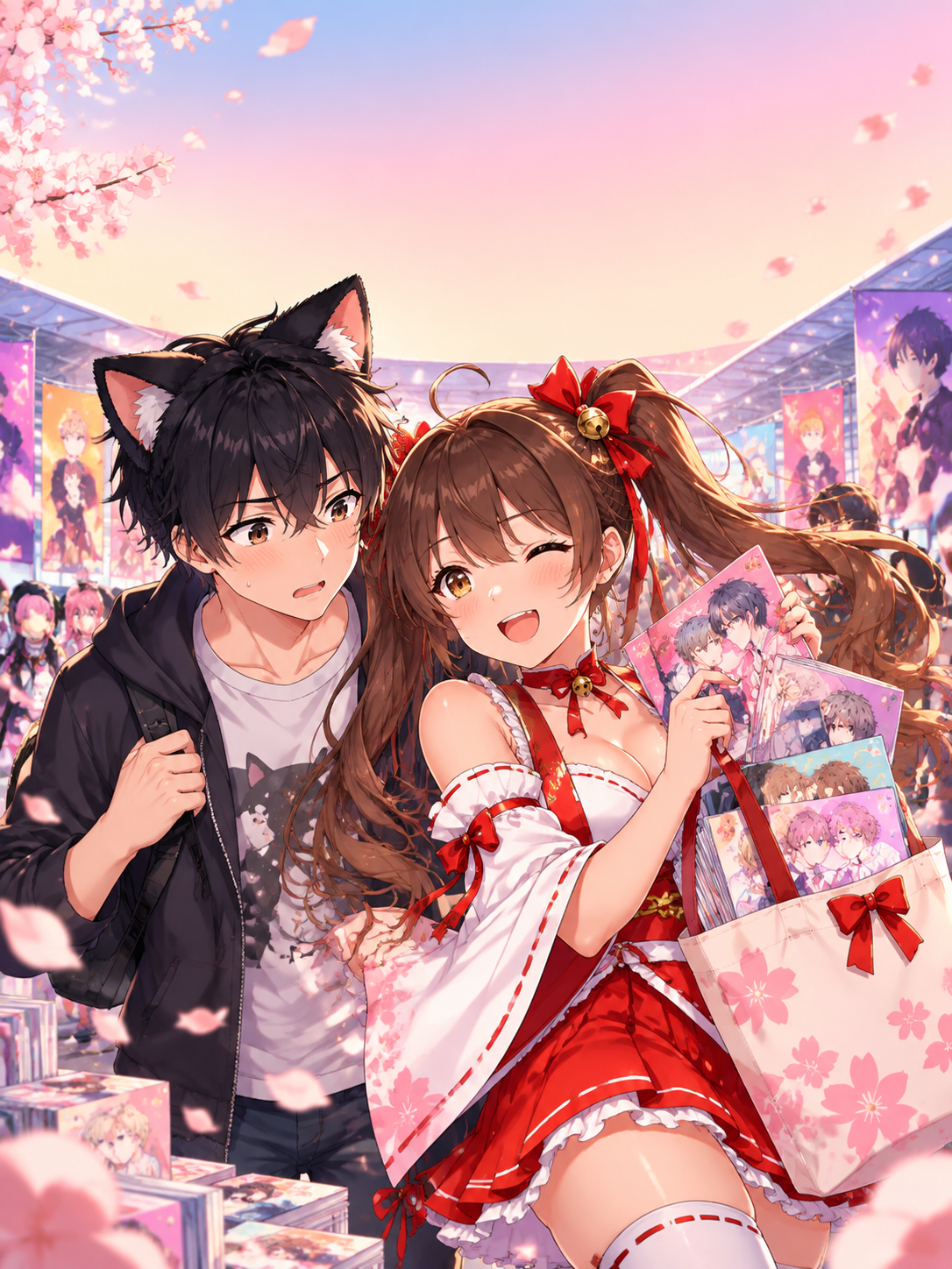 Cerryh Blossom Petals Illustrated Anime Manga Novel: Date 6 - Comic and Cosplay Convention